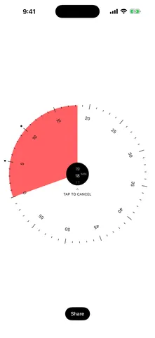 59 min screen: Running, with a milestone