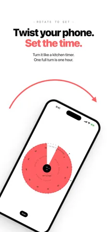 59 min App Store screenshot: Twist to set