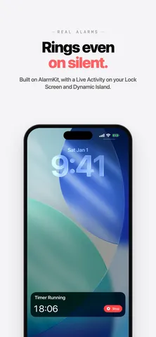 59 min App Store screenshot: Rings even on silent
