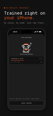 Annotate Audio App Store screenshot: Trained on your iPhone