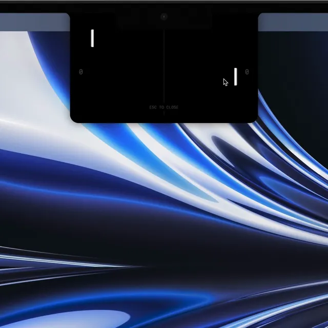 Peace screen: Pong in the notch, the cursor as the ball