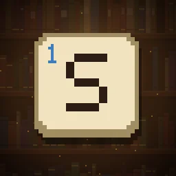 Scramble app icon, dark